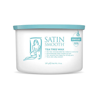 Satin Smooth Tea Tree Hair Removal Wax – 14oz