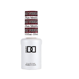 Daisy DND Gel Polish - Metallica Plum #768