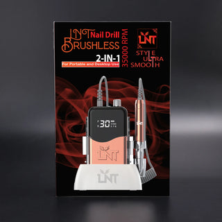 LNT Professional Brushless Nail Drill 35,000 RPM – Rose Gold