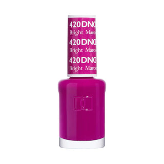 Daisy DND Nail Polish - Bright Maroon #420