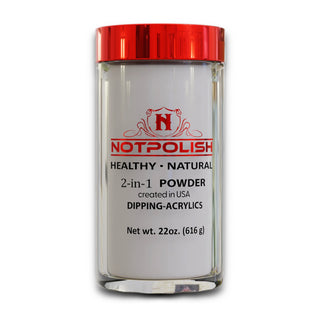 NotPolish Dipping Acrylic Powder 22oz - Milky White