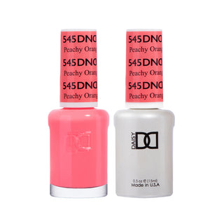 Daisy DND Gel Polish - Peachy Orange #545 (with Free Matching Polish)