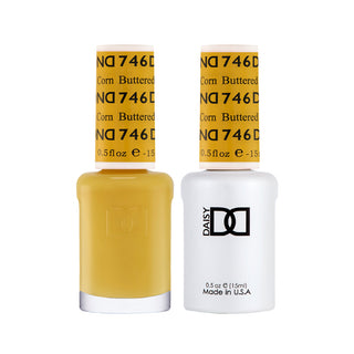 Daisy DND Gel Polish - Buttered Corn #746 (with Free Matching Polish)