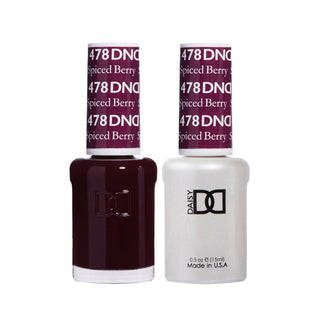 Daisy DND Gel Polish - Spiced Berry #478 (with Free Matching Polish)