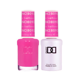 Daisy DND Gel Polish - Soulflower #809 (with Free Matching Polish)