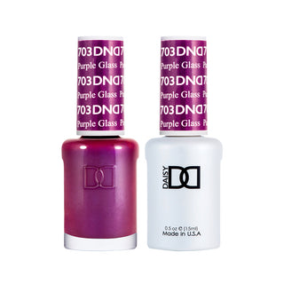 Daisy DND Gel Polish - Purple Glass #703 (with Free Matching Polish)