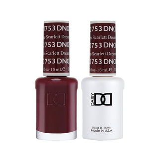 Daisy DND Gel Polish - Scarlett Dreams #753 (with Free Matching Polish)