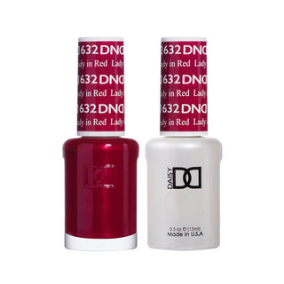 Daisy DND Gel Polish - Lady In Red #632 (with Free Matching Polish)