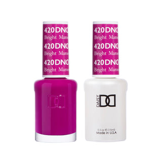 Daisy DND Gel Polish - Bright Maroon #420 (with Free Matching Polish)