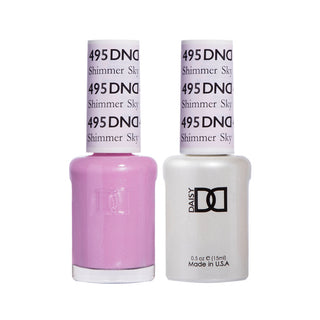 Daisy DND Gel Polish - Shimmer Sky #495 (with Free Matching Polish)
