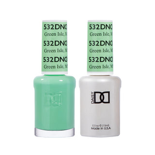 Daisy DND Gel Polish - Green Isle #532 (with Free Matching Polish)