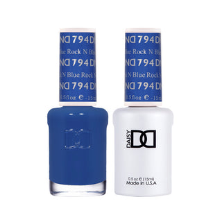 Daisy DND Gel Polish - Rock n Blue #794 (with Free Matching Polish)