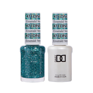 Daisy DND Gel Polish - Emerald Stone #471 (with Free Matching Polish)