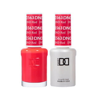 Daisy DND Gel Polish - DND Red #563 (with Free Matching Polish)