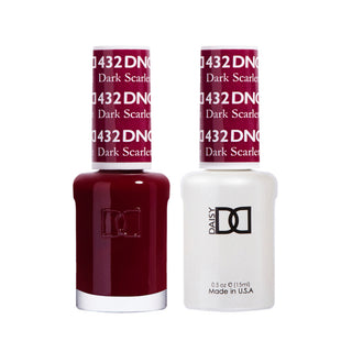 Daisy DND Gel Polish - Dark Scarlet #432 (with Free Matching Polish)