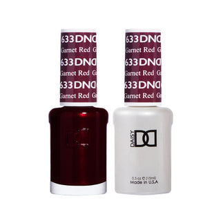 Daisy DND Gel Polish - Garnet Red #633 (with Free Matching Polish)