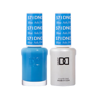 Daisy DND Gel Polish - Blue Ash #571 (with Free Matching Polish)