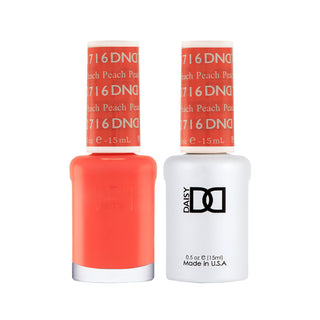 Daisy DND Gel Polish - Peach #716 (with Free Matching Polish)