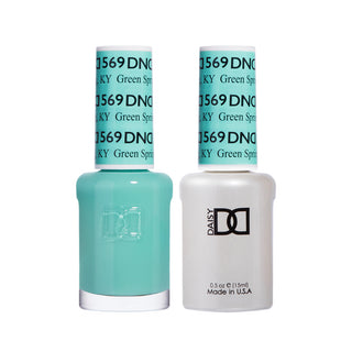 Daisy DND Gel Polish - Green Spring #569 (with Free Matching Polish)