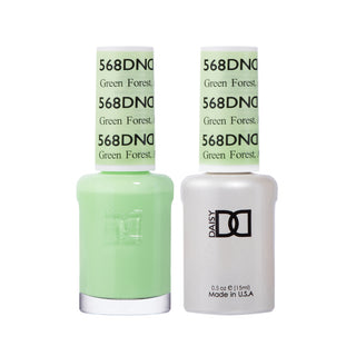 Daisy DND Gel Polish - Green Forest #568 (with Free Matching Polish)