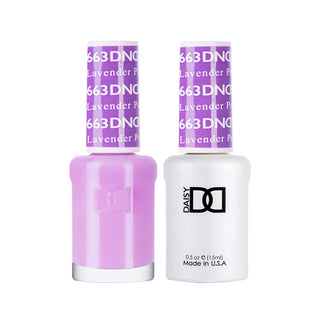 Daisy DND Gel Polish - Lavender Pop #663 (with Free Matching Polish)