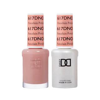 Daisy DND Gel Polish - Porcelain #617 (with Free Matching Polish)