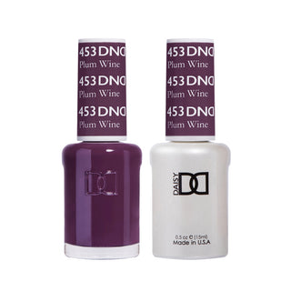 Daisy DND Gel Polish - Plum Wine #453 (with Free Matching Polish)