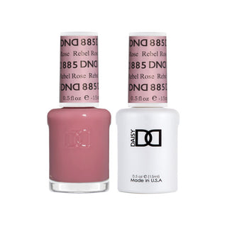 Daisy DND Gel Polish - Rebel Rose #885 (with Free Matching Polish)