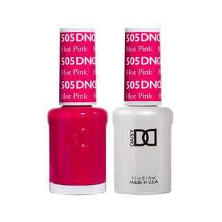 Daisy DND Gel Polish - Hot Pink #505 (with Free Matching Polish)