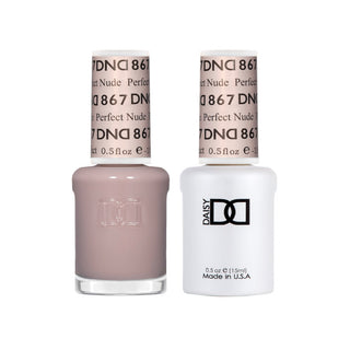Daisy DND Gel Polish - Perfect Nude #867 (with Free Matching Polish)