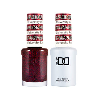 Daisy DND Gel Polish - Universal Red #676 (with Free Matching Polish)