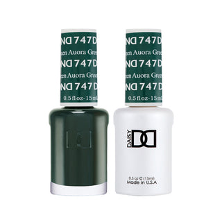 Daisy DND Gel Polish - Aurora Green #747 (with Free Matching Polish)