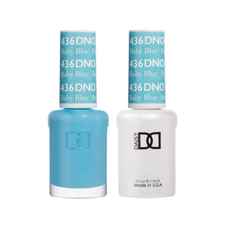 Daisy DND Gel Polish - Baby Blue #436 (with Free Matching Polish)