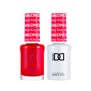 Daisy DND Gel Polish - Sexy Kiss #686 (with Free Matching Polish)