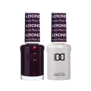 Daisy DND Gel Polish - Secret Plum #629 (with Free Matching Polish)