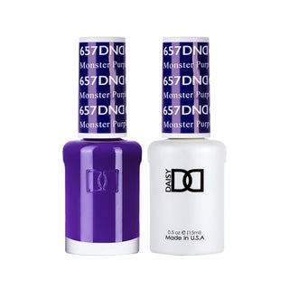 Daisy DND Gel Polish - Monster Purple #657 (with Free Matching Polish)