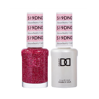 Daisy DND Gel Polish - Strawberry Candy #519 (with Free Matching Polish)