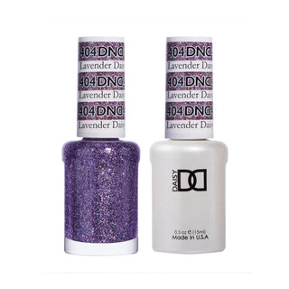 Daisy DND Gel Polish - Lavender Daisy Star #404 (with Free Matching Polish)