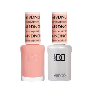 Daisy DND Gel Polish - Sweet Apricot #619 (with Free Matching Polish)