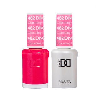 Daisy DND Gel Polish - Charming Cherry #482 (with Free Matching Polish)