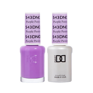 Daisy DND Gel Polish - Purple Passion #543 (with Free Matching Polish)