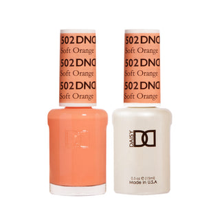 Daisy DND Gel Polish - Soft Orange #502 (with Free Matching Polish)