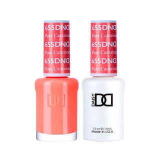 Daisy DND Gel Polish - Pure Cantaloupe #655 (with Free Matching Polish)