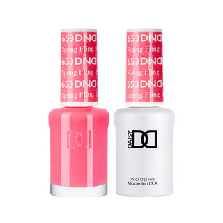 Daisy DND Gel Polish - Spring Fling #653 (with Free Matching Polish)