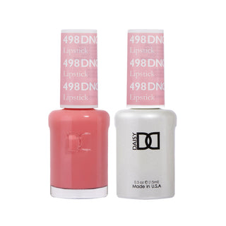 Daisy DND Gel Polish - Lipstick #498 (with Free Matching Polish)