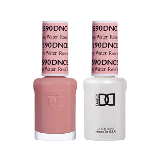 Daisy DND Gel Polish - Rose Water #590 (with Free Matching Polish)
