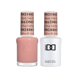 Daisy DND Gel Polish - Pray For Peach #886 (with Free Matching Polish)
