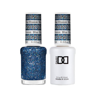 Daisy DND Gel Polish - Blue Illusion #927 (with Free Matching Polish)