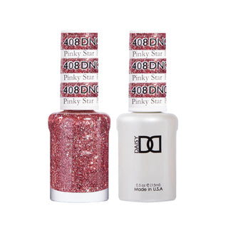 Daisy DND Gel Polish - Pinky Star #408 (with Free Matching Polish)