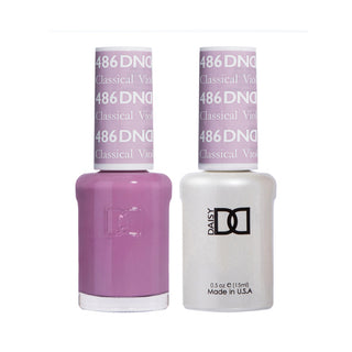 Daisy DND Gel Polish - Classical Violet #486 (with Free Matching Polish)